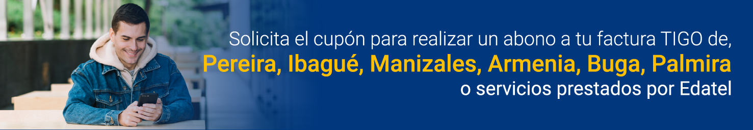 solicita cupon para abonar a tu factura tigo